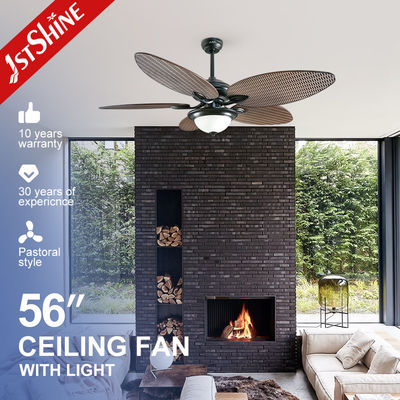 ซื้อ พัดลมเพดานคลาสสิก 5 ใบพัดขนาด 56 นิ้ว พร้อมรีโมทคอนโทรล การผลิตออนไลน์
