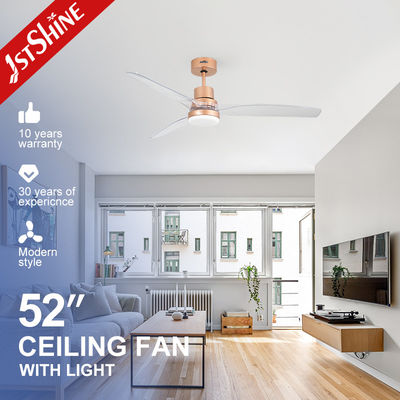 ซื้อ พัดลมเพดาน LED ในห้องนอน 1stshine พร้อมไฟและรีโมทคอนโทรล ความยาวสายห้อย 15 ซม. OEM การผลิตออนไลน์