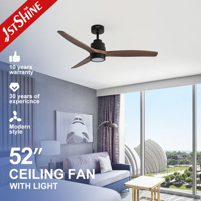 ซื้อ พัดลมเพดานพร้อมไฟ LED ตกแต่ง ขนาด 52 นิ้ว พร้อมฟังก์ชันเสียงรบกวนต่ำและใบพัด ABS 3 ใบ การผลิตออนไลน์