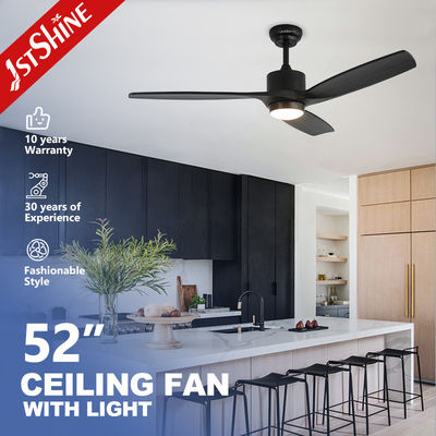 ซื้อ ห้องนอน 6 ความเร็วรีโมทพัดลมเพดานตกแต่งไม้พร้อมไฟ LED การผลิตออนไลน์