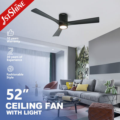 ซื้อ พัดลมเพดานแบบฝังตกแต่งขนาด 52 นิ้วพร้อมไฟ LED การผลิตออนไลน์