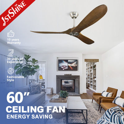 ซื้อ 1stshine พัดลมเพดานโลหะขนาด 60 นิ้ว พร้อมมอเตอร์ DC 35W และเครื่องปัดไม้ประหยัดพลังงาน การผลิตออนไลน์