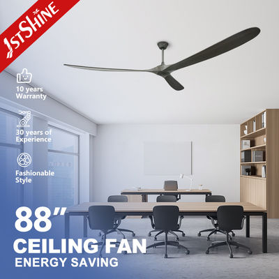ซื้อ ภายใน 88 นิ้ว 35w พัดลมเพดานไม้แข็งที่มีมอเตอร์ไฟฟ้า DC การผลิตออนไลน์