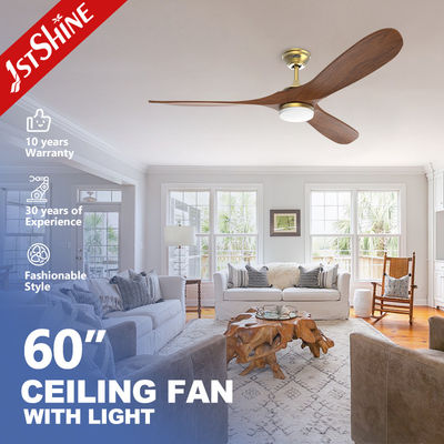 ซื้อ พัดลมเพดานสไตล์ยุโรปสมัยใหม่ พร้อมไฟ LED วิลล่า Ac Dc 3 Blade หนัง การผลิตออนไลน์