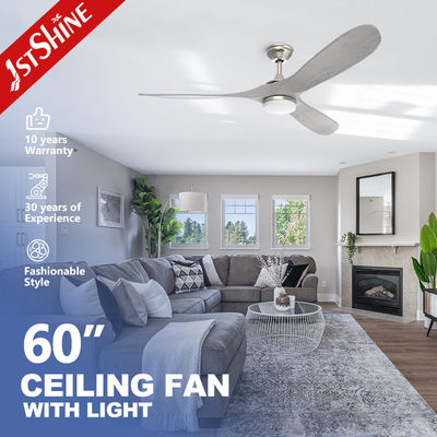 ซื้อ แฟนห้อง LED แบบทันสมัยระบายอากาศขนาดใหญ่ พร้อมมอเตอร์ DC เงียบ 3 ใบไม้ การผลิตออนไลน์