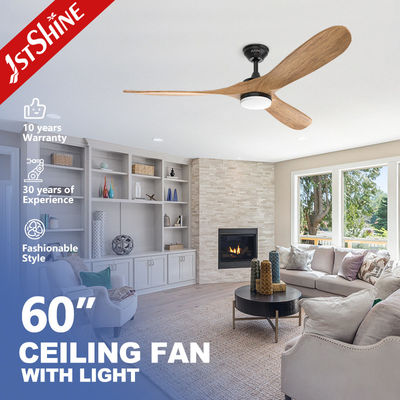 ซื้อ 3 พัดลมเพดานใบไม้ที่มีไฟ LED ปรับความเบา โรงแรมตกแต่งภายใน การผลิตออนไลน์