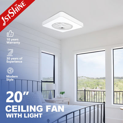 ซื้อ พัดลมเพดาน LED ขนาดเล็ก 20 นิ้ว ปรับแสงได้ ใบพัด 7 ใบ สีขาว สำหรับใช้ภายในอาคาร การผลิตออนไลน์