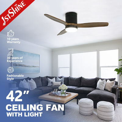 ซื้อ ปัดเพดานขนาด 42 นิ้วที่กําหนดเอง พร้อมแสง 1stshine ใบไม้แข็ง OEM การผลิตออนไลน์