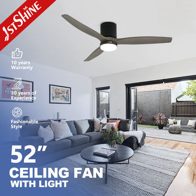 ซื้อ พัดลมเพดานปูนแข็งประดับ พร้อมไฟ LED ระยะไกล 6 ความเร็ว การผลิตออนไลน์
