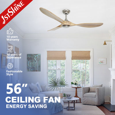 ซื้อ พัดลมเพดานพร้อมใบพัดไม้จริง ETL 3 ใบพัด พร้อมรีโมทคอนโทรล การผลิตออนไลน์
