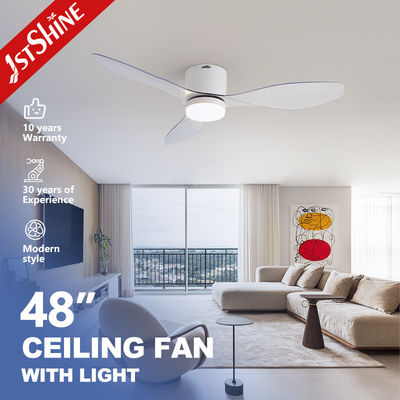 ซื้อ พัดลมเพดานพลาสติกทันสมัยขนาด 48 นิ้ว พร้อมไฟ ควบคุมด้วยแอปอัจฉริยะสำหรับห้องนอน การผลิตออนไลน์