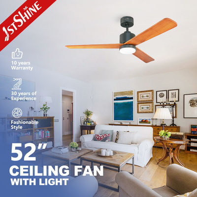 ซื้อ บ้านฉลาด 52 นิ้ว ห้องนอน ลมพัดลมเพดานแสงด้วยลมแรง 3 สี การผลิตออนไลน์