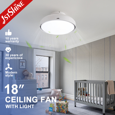 ซื้อ 18-Inch Bladeless Ceiling Fan with LED Light and DC Motor การผลิตออนไลน์