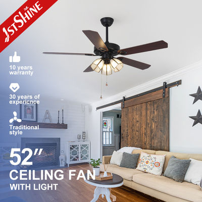 ราคาดี พัดลมเพดานความเร็วสูงพร้อมไฟ แรงดันไฟฟ้าขาเข้า V 110-240V/50Hz-60Hz วัสดุโลหะ ออนไลน์