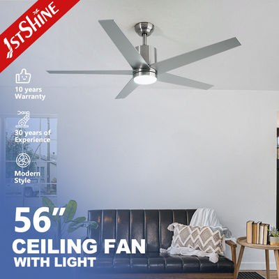 5 MDF Blades Fancy 56 นิ้ว LED พัดลมเพดานด้วย 6 ความเร็วเลือกและ CRI สูง Ra 100