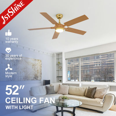 ราคาดี 52 นิ้วรีโมทคอนโทรลแอปพลิเคชั่น Led Ceiling Fan ขนาดใหญ่กระแสอากาศ Abs Blade 18w ไฟ ออนไลน์