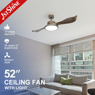 ราคาดี 2- 1stshine พัดลมเพดานลายทอง 52 นิ้ว พร้อมรีโมทคอนโทรลและ 2 ABS Blades DC LED ออนไลน์