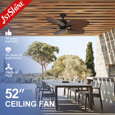 พัดลมเพดานระบายอากาศ 60W แบบ 52 นิ้ว ABS สําหรับร้านอาหาร / คอนโด / โรงแรม