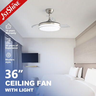 ราคาดี พัดลมเพดานแบบถอนได้ 36 นิ้ว พร้อมแสงปรับความเบา และใบเล็บพับได้ สําหรับห้องนอนหรือสํานักงาน ออนไลน์