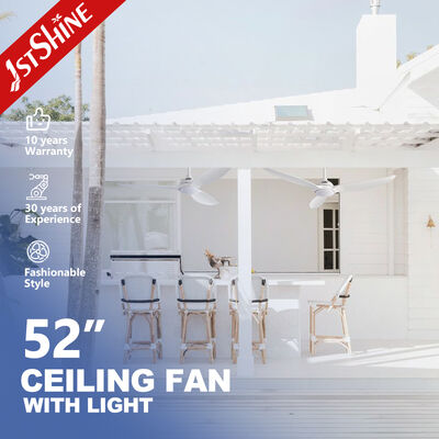 ราคาดี พัดลมเพดานมาการองทันสมัยขนาด 52 นิ้ว พร้อมไฟและระบบควบคุมอัจฉริยะสำหรับเพดานต่ำ ออนไลน์